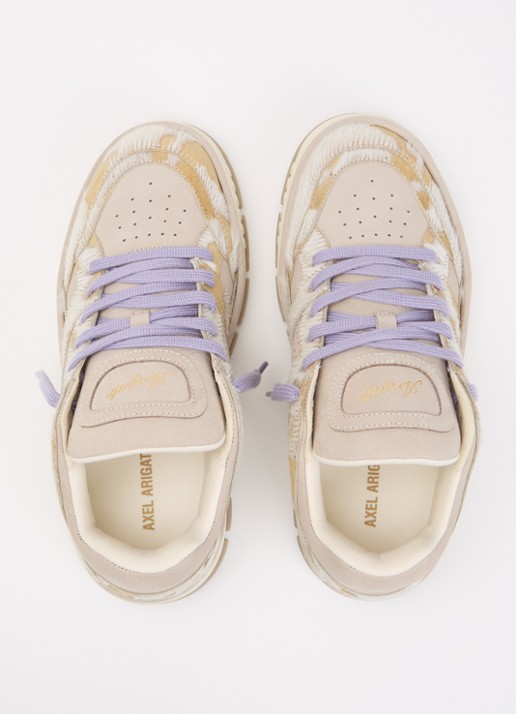 Axel Arigato Area Lo sneaker van leer - detail 4 beige