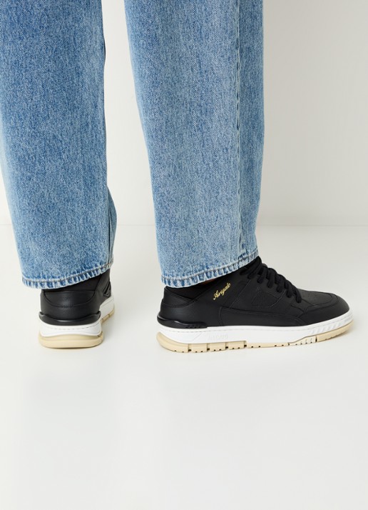 Axel Arigato Area Lo sneaker van leer - voorkant 3 zwart