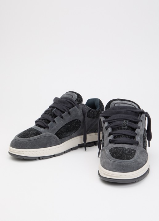 Axel Arigato Area Loop sneaker van suède - detail 4 antraciet