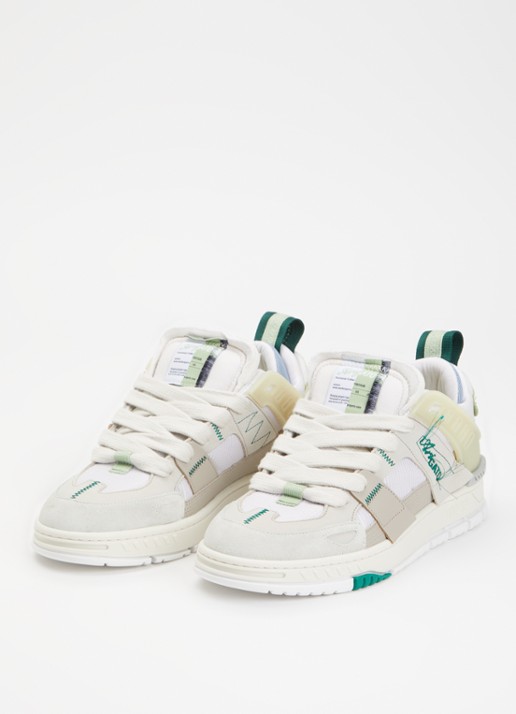 Axel Arigato Area Patchwork sneaker met details van suède en nubuck - detail 4 gebroken wit