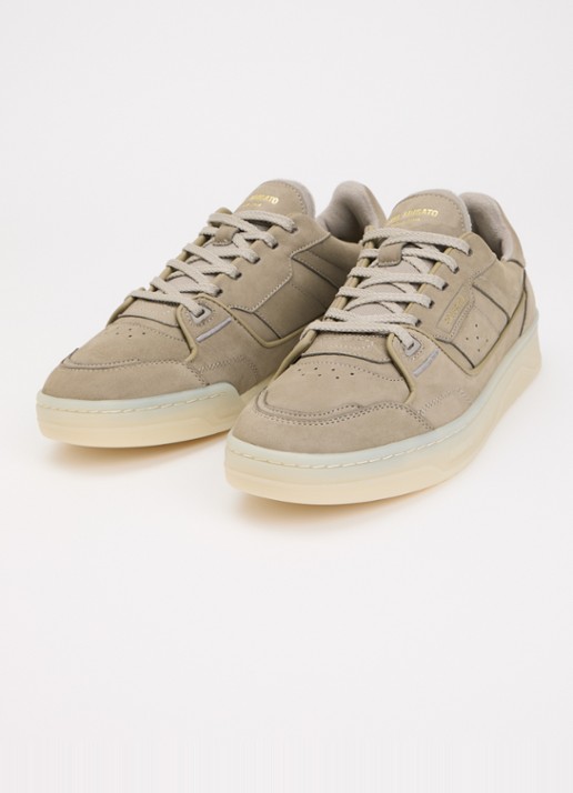 Axel Arigato Clay sneaker van leer - detail 3 donkerbeige