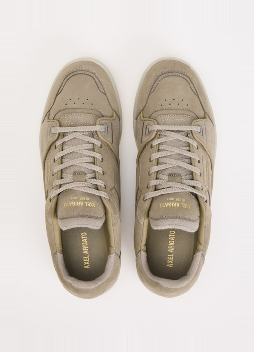 Axel Arigato Clay sneaker van leer - detail 4 donkerbeige