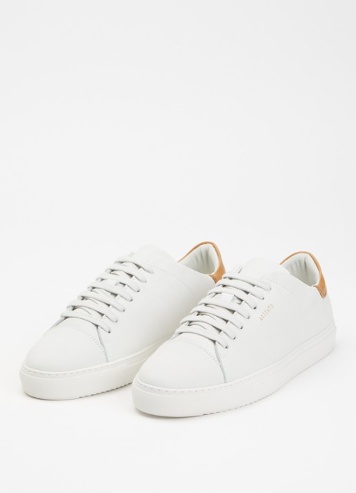Axel Arigato Clean 90 Cap sneaker van leer - detail 2 gebroken wit