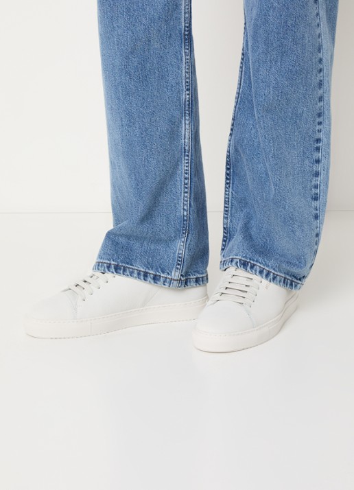 Axel Arigato Clean 90 Cap sneaker van leer - voorkant 6 gebroken wit