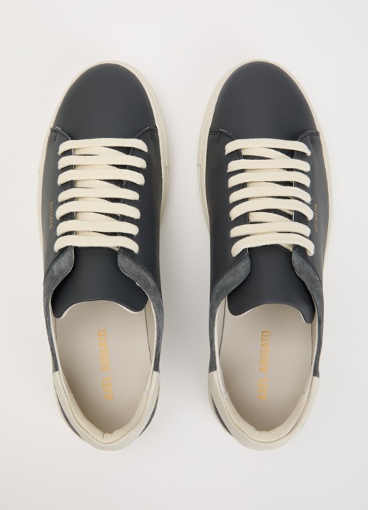 Axel Arigato Clean 90 Split sneaker van leer met details van suède - detail 4 zwart
