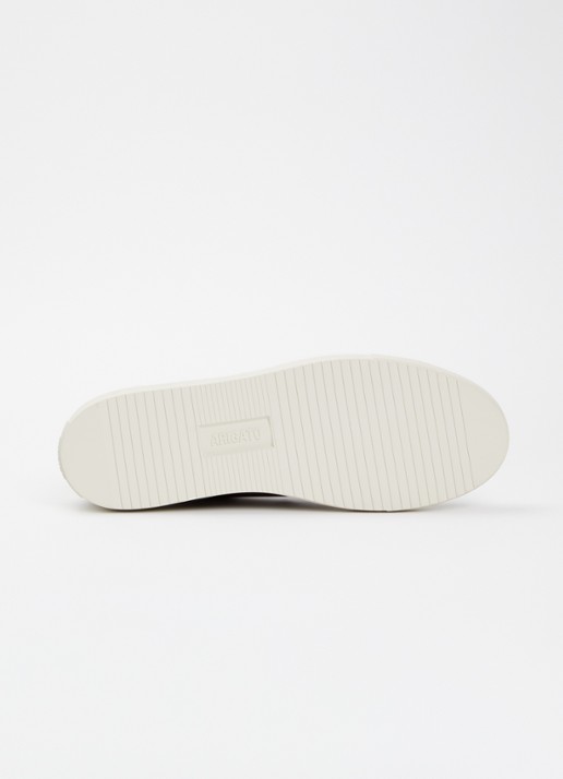 Axel Arigato Clean 90 Split sneaker van leer met details van suède - detail 5 hazelnootbruin