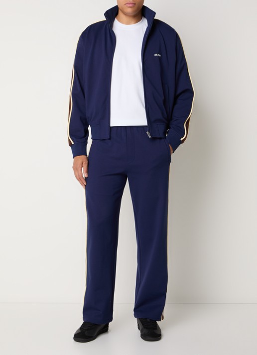 Axel Arigato Curb jack met steekzakken - voorkant 3 royalblauw