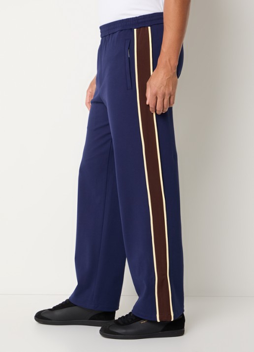 Axel Arigato Curb straight fit joggingbroek met steekzakken - detail 4 royalblauw