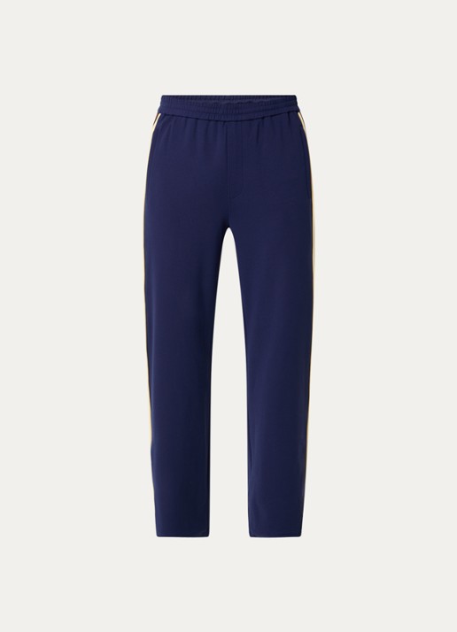 Axel Arigato Curb straight fit joggingbroek met steekzakken - voorkant royalblauw