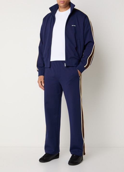 Axel Arigato Curb straight fit joggingbroek met steekzakken - voorkant 2 royalblauw