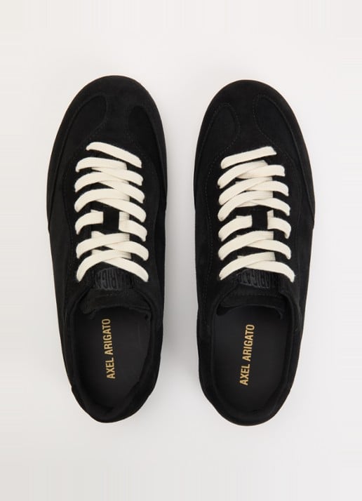 Axel Arigato Daze Runner sneaker van suède met logo - detail 3 zwart