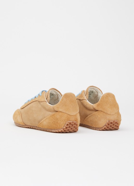 Axel Arigato Daze runner sneaker van suéde  - achterkant 4 beige