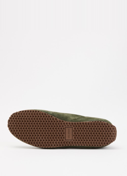 Axel Arigato Daze Runner sneaker van suède - detail 5 donkerkhaki