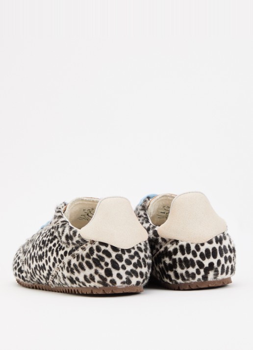 Axel Arigato Daze sneaker met panterprint - achterkant 4 gebroken wit