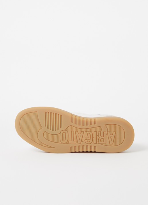 Axel Arigato Dice-T-Toe sneaker van leer met suède details - detail 6 gebroken wit