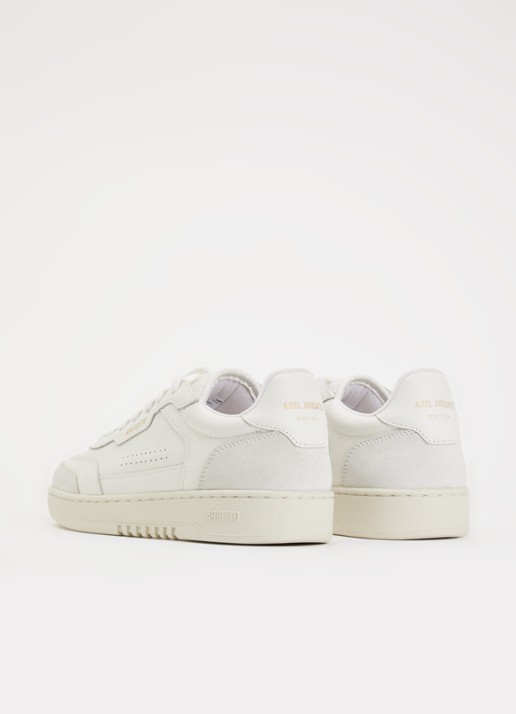 Axel Arigato Dice T-Toe sneaker van leer met suède details - achterkant wit