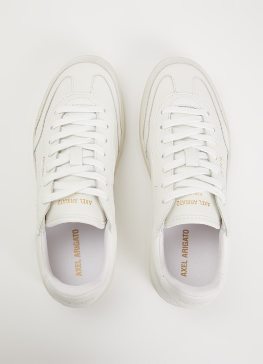 Axel Arigato Dice T-Toe sneaker van leer met suède details - detail 4 wit