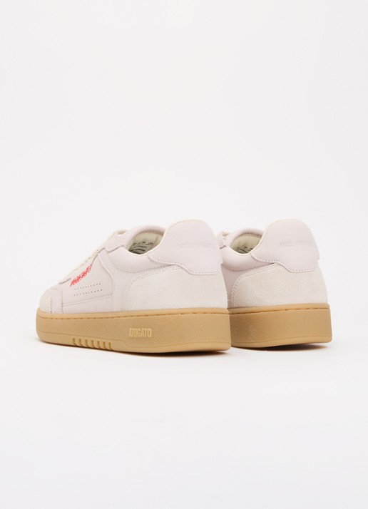 Axel Arigato Dice T-Toe sneaker van nubuck met details van suède  - achterkant 5 creme