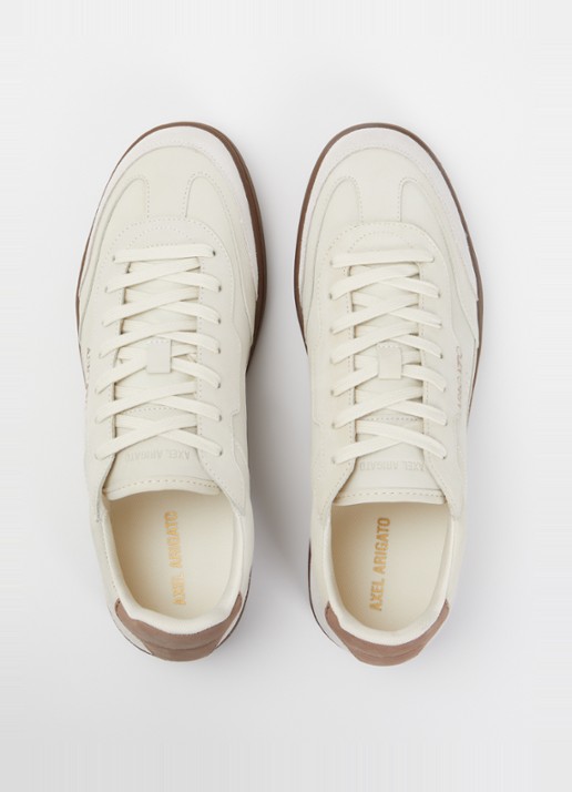 Axel Arigato Dice T-Toe sneaker van nubuck met suède details - detail 3 creme