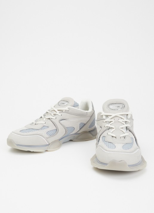 Axel Arigato Eris sneaker van leer met details van suède - detail 3 grijs