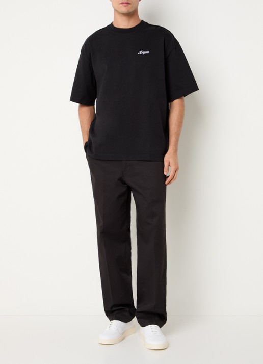 Axel Arigato Honor T-shirt met logo - voorkant 2 zwart
