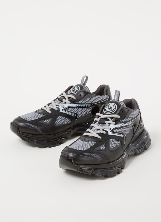 Axel Arigato Marathon Runner sneaker met leren details - detail zwart
