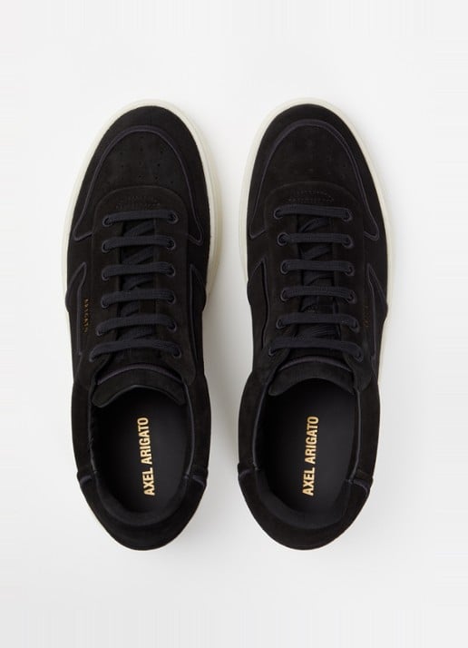 Axel Arigato Orbit sneaker van suède met borduring - detail 3 zwart