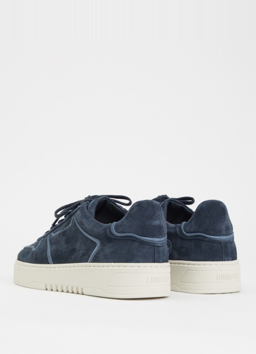 Axel Arigato Orbit Vintage sneaker van suède - achterkant 2 donkerblauw