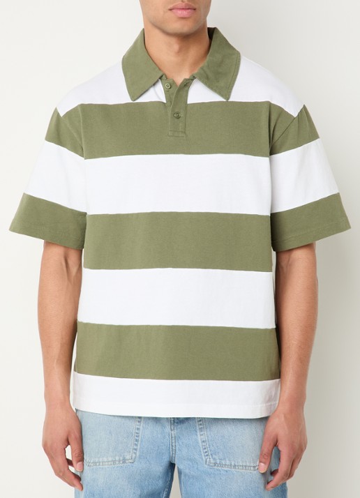 Axel Arigato Regular fit polo met streepprint