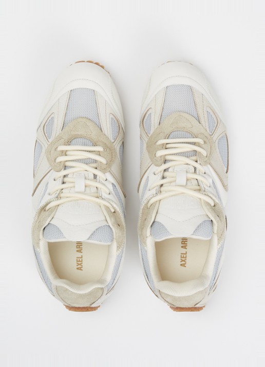 Axel Arigato Slow runner sneaker van leer met details van suède en nubuck - detail 2 gebroken wit