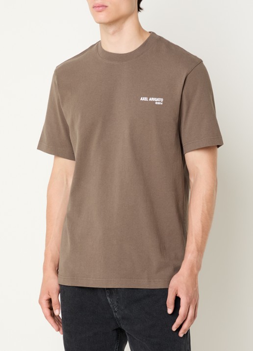 Axel Arigato T-shirt met logo - detail 2 bruin
