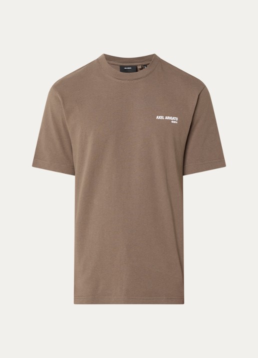 Axel Arigato T-shirt met logo - voorkant 3 bruin