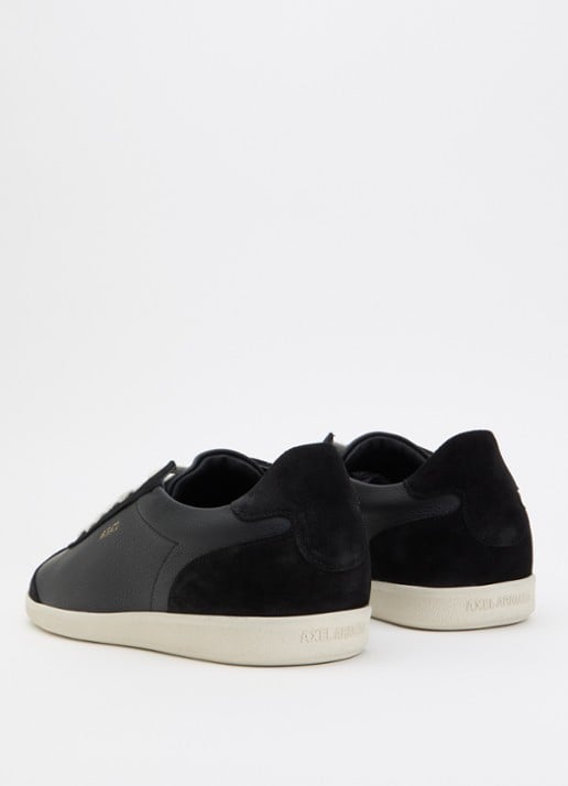 Axel Arigato Zane sneaker van leer met details van suède  - achterkant 4 zwart
