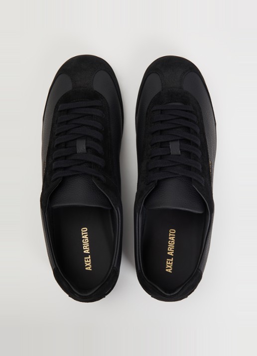 Axel Arigato Zane sneaker van leer met suède details - detail 2 zwart