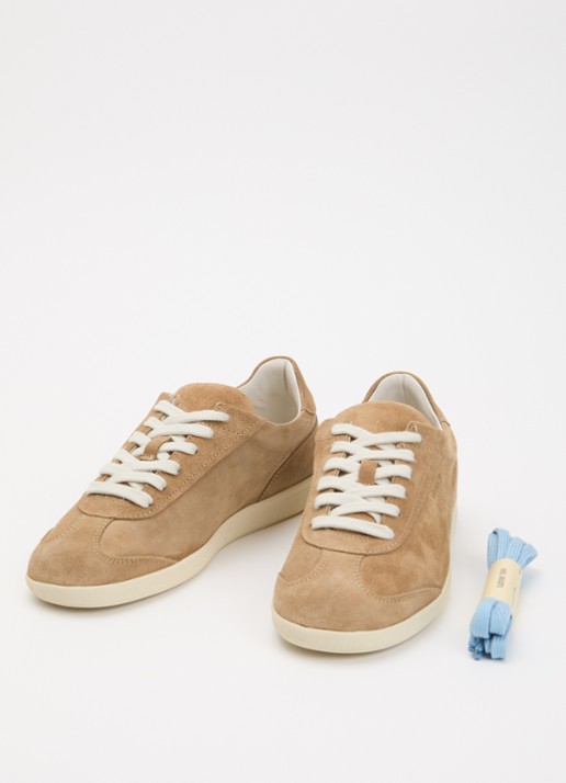 Axel Arigato Zane sneaker van suède - detail 3 naturel