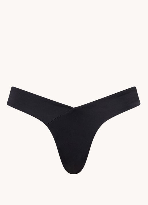 Aya Label The Aphrodite tanga bikinislip - voorkant 3 zwart