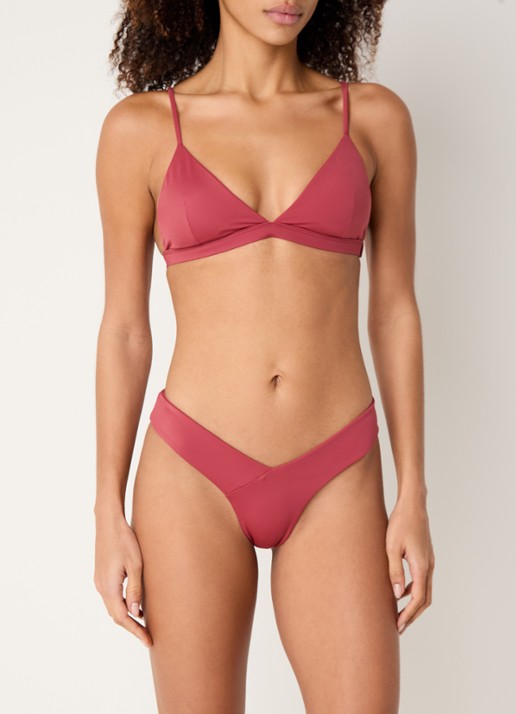 Aya Label The Aphrodite tanga bikinislip - voorkant 5 kersenrood