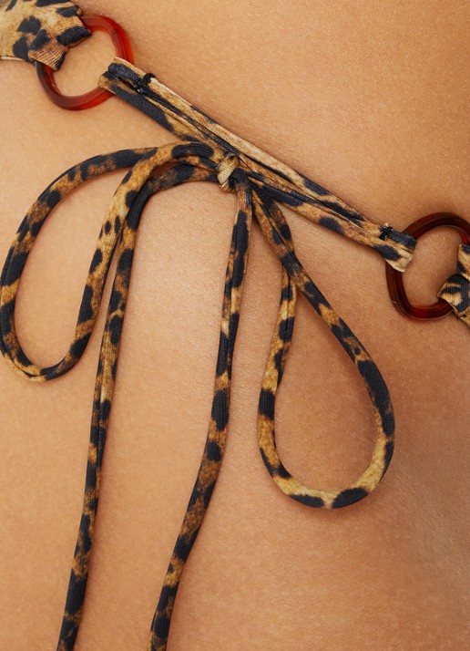 Aya Label The Athena bikinislip met print - detail 3 camel