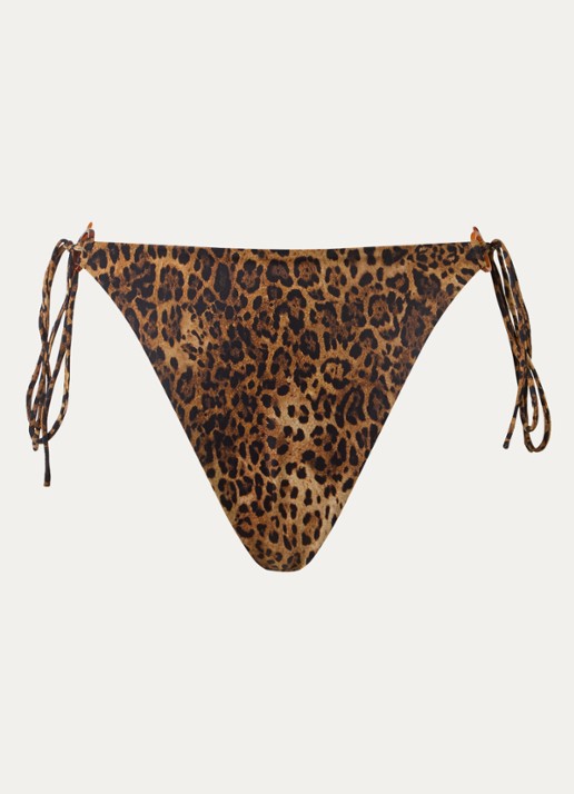 Aya Label The Athena bikinislip met print - voorkant 4 camel