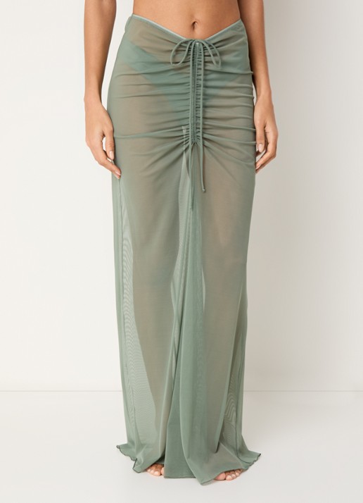 Aya Label The Athena maxi strandrok van mesh