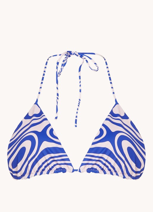 Aya Label The Selene triangel bikinitop met uitneembare vulling - voorkant 2 paars