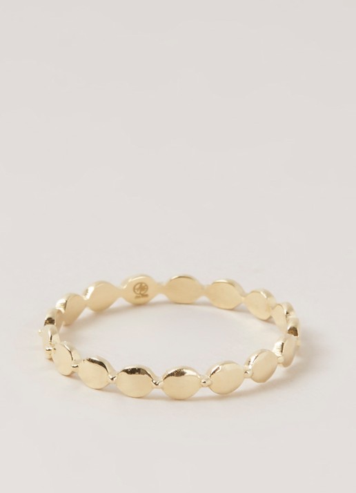 Aynur Abbott Crown ring 8 karaat - detail 3 geelgoud