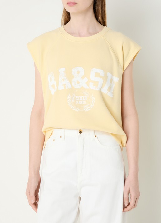 ba&sh Beata sweater met logoprint