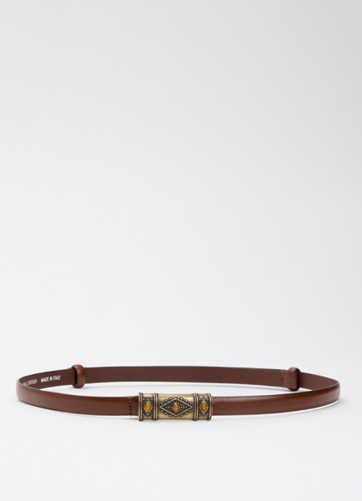ba&sh Bondy riem van leer