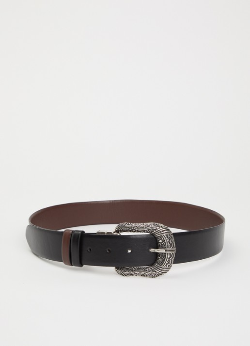 ba&sh Brasta riem van kalfsleer