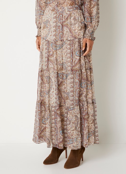 ba&sh Cali midi rok met print