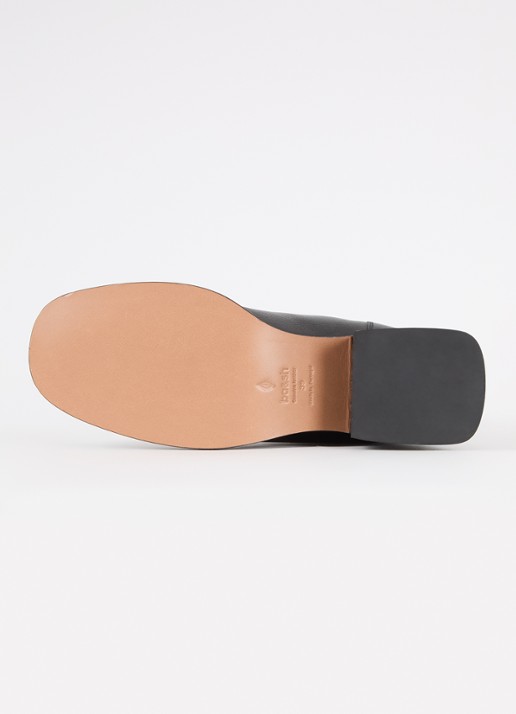 ba&sh Celisa laars van leer - detail 8 zwart