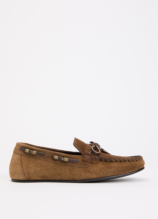 ba&sh Celodie mocassin van suède