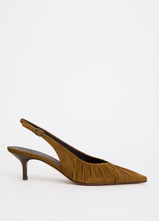 ba&sh Cidney slingback van suède
