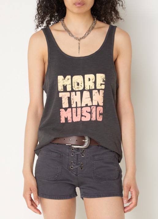 ba&sh Culte tanktop met print